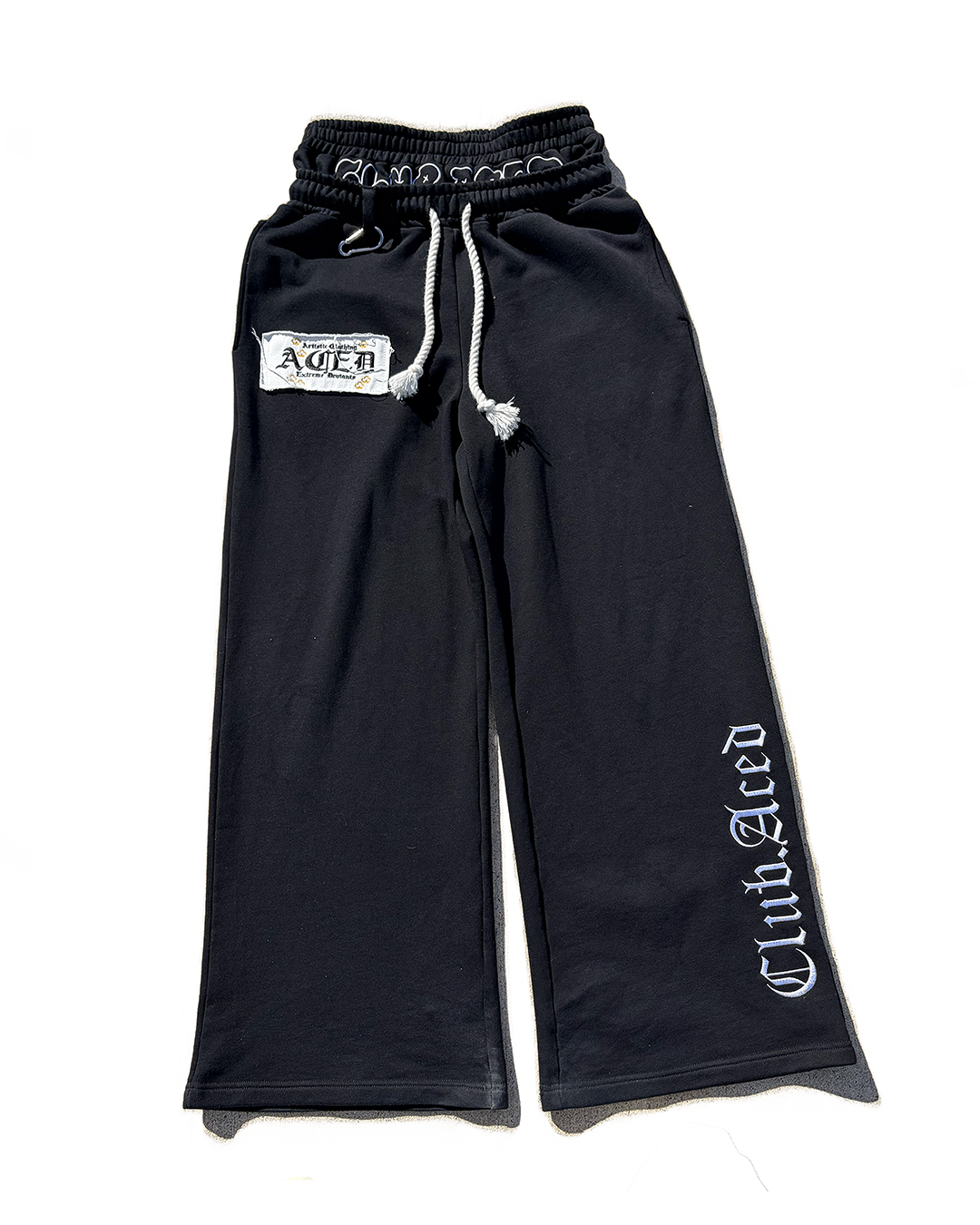 Double Waisted Sweats Black