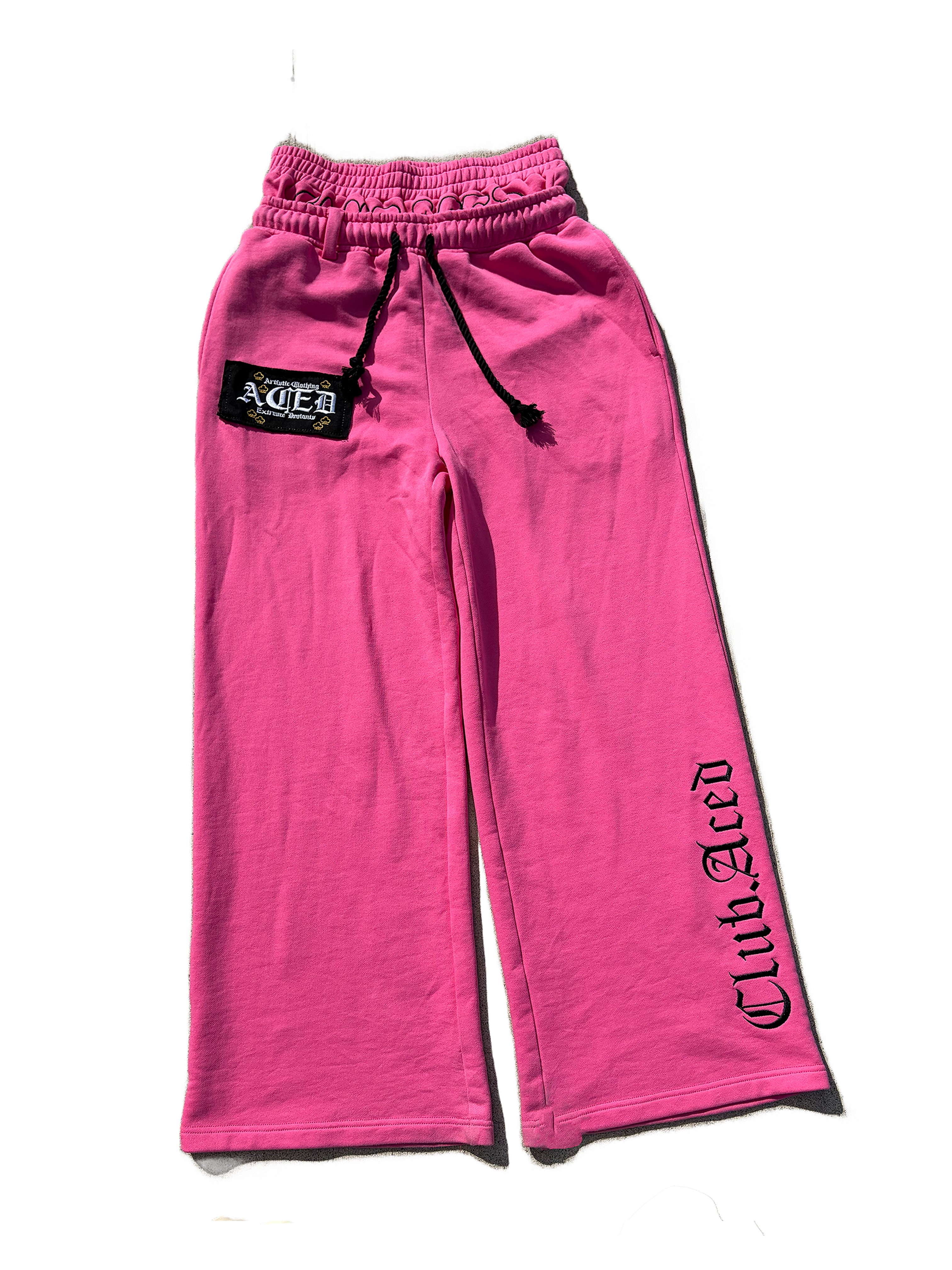 Double Waisted Sweats Pink